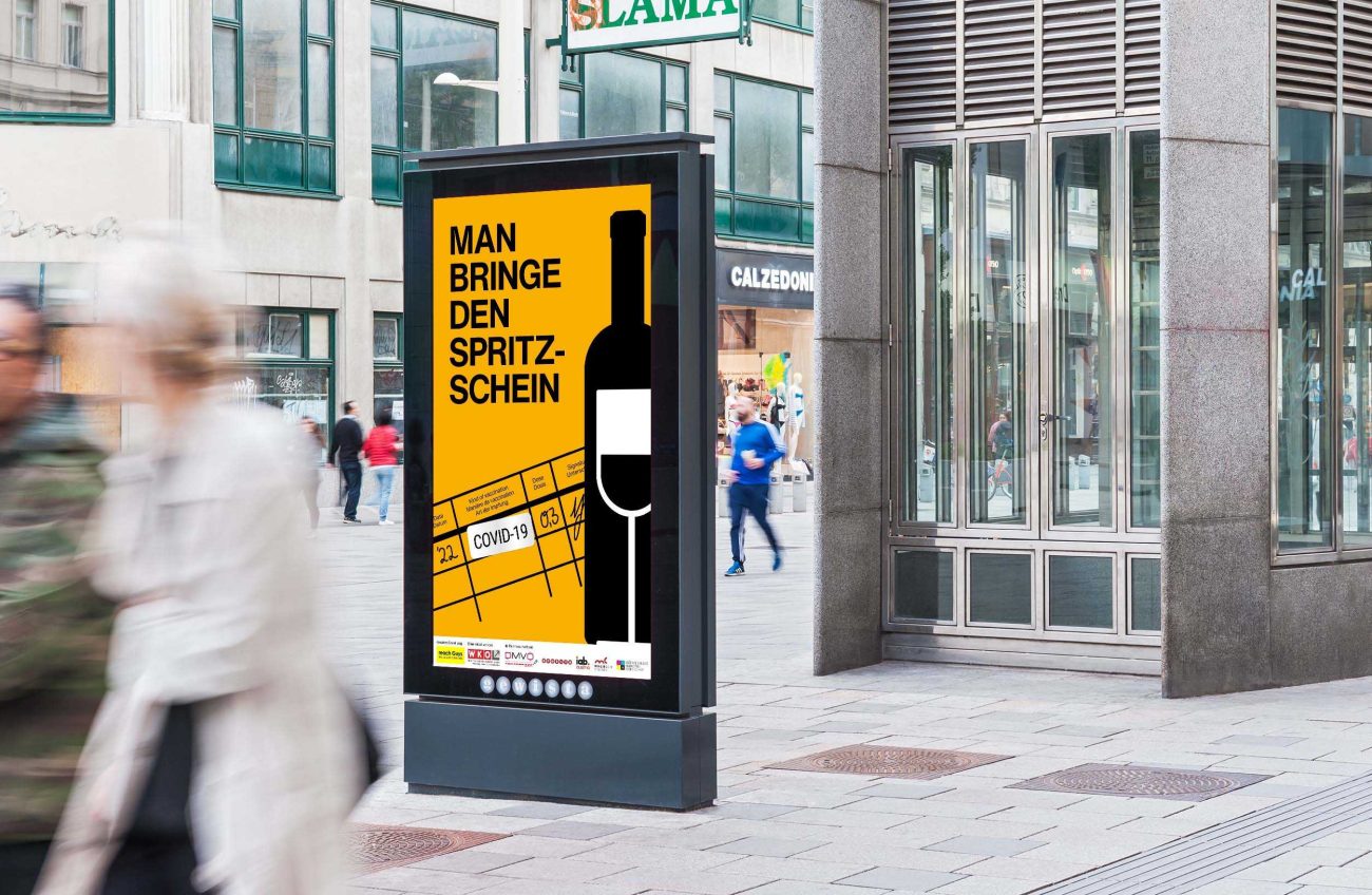 Man bringe den Spritzschein Digitales City Light